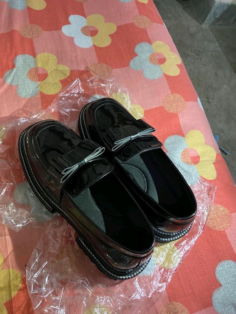 Black Back To School Loafer