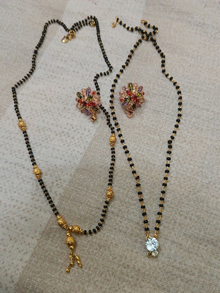 Combo Of Mangalsutra And Earring