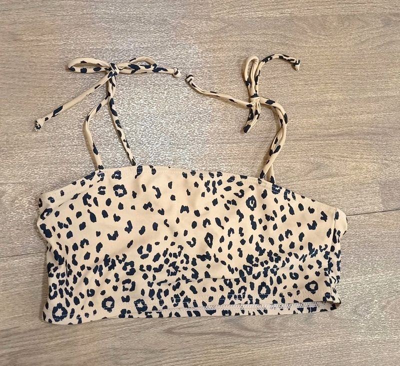 Leopard🐆 Print Crop Top 🖤