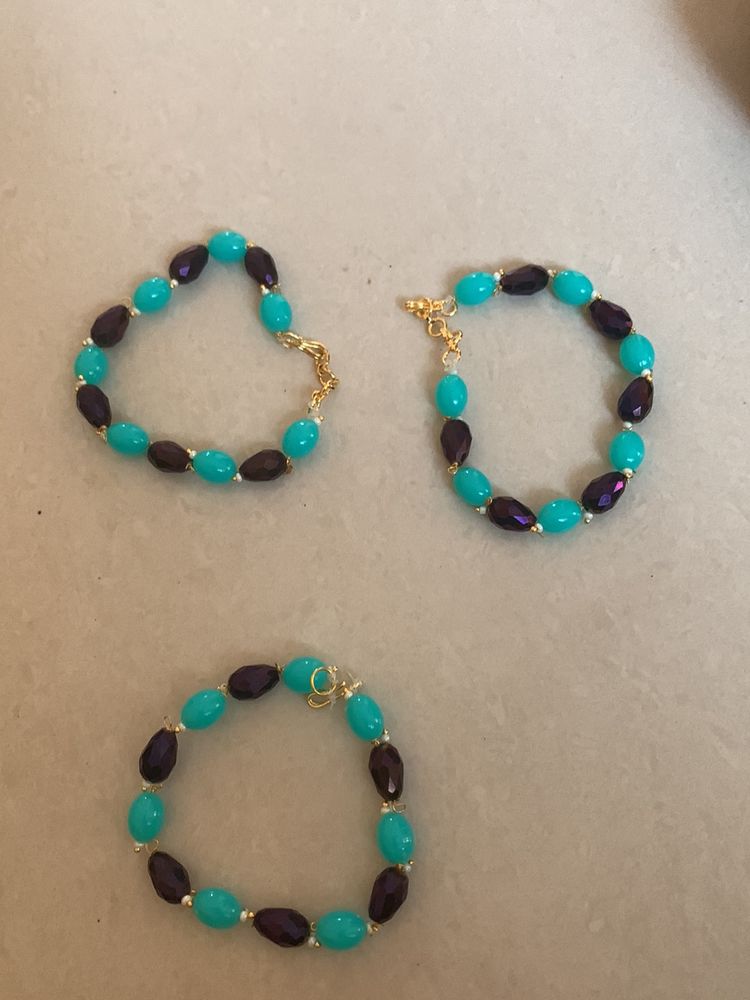 3 Multicolor New Bracelets