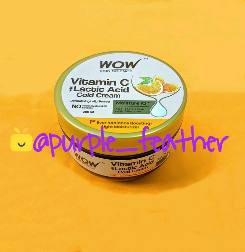 WOW Cold Cream