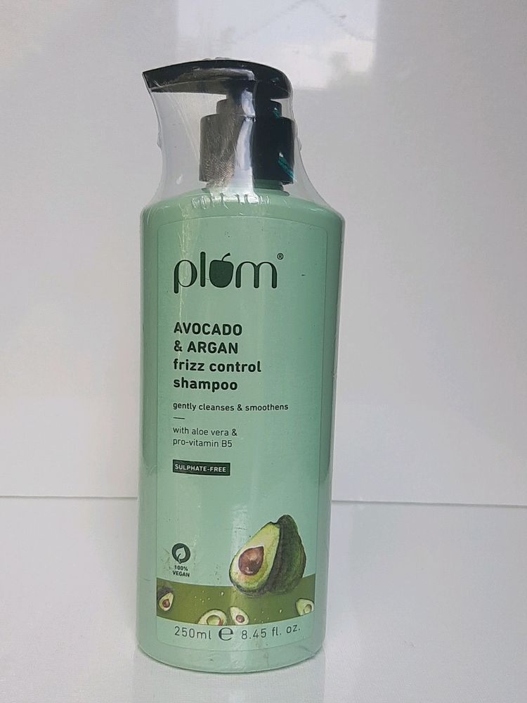 Plum Avocado & Argan Frizz Shampoo