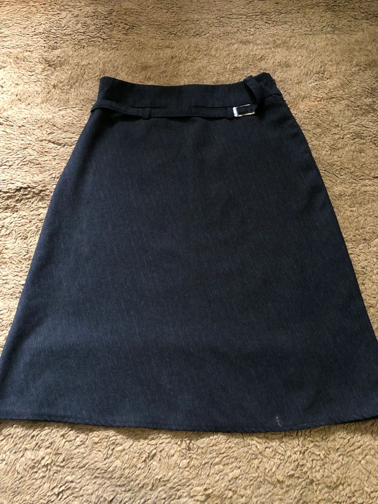 Dark Blue Skirt