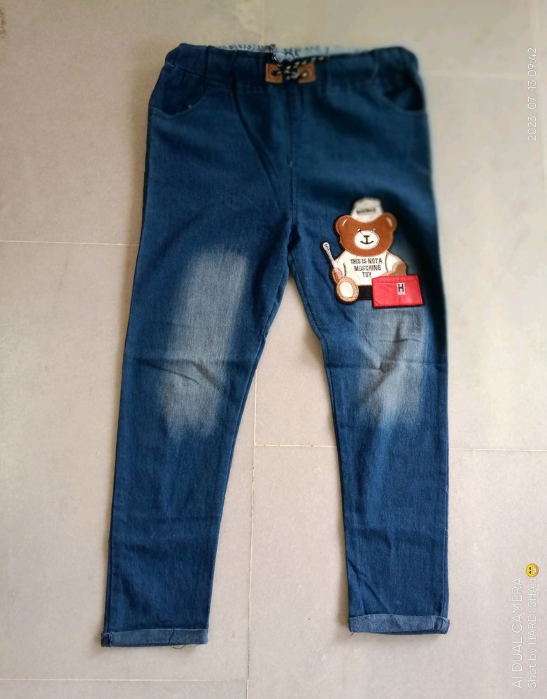 Blue Freesize Ankle Length Jeans👖| Just One Time Used