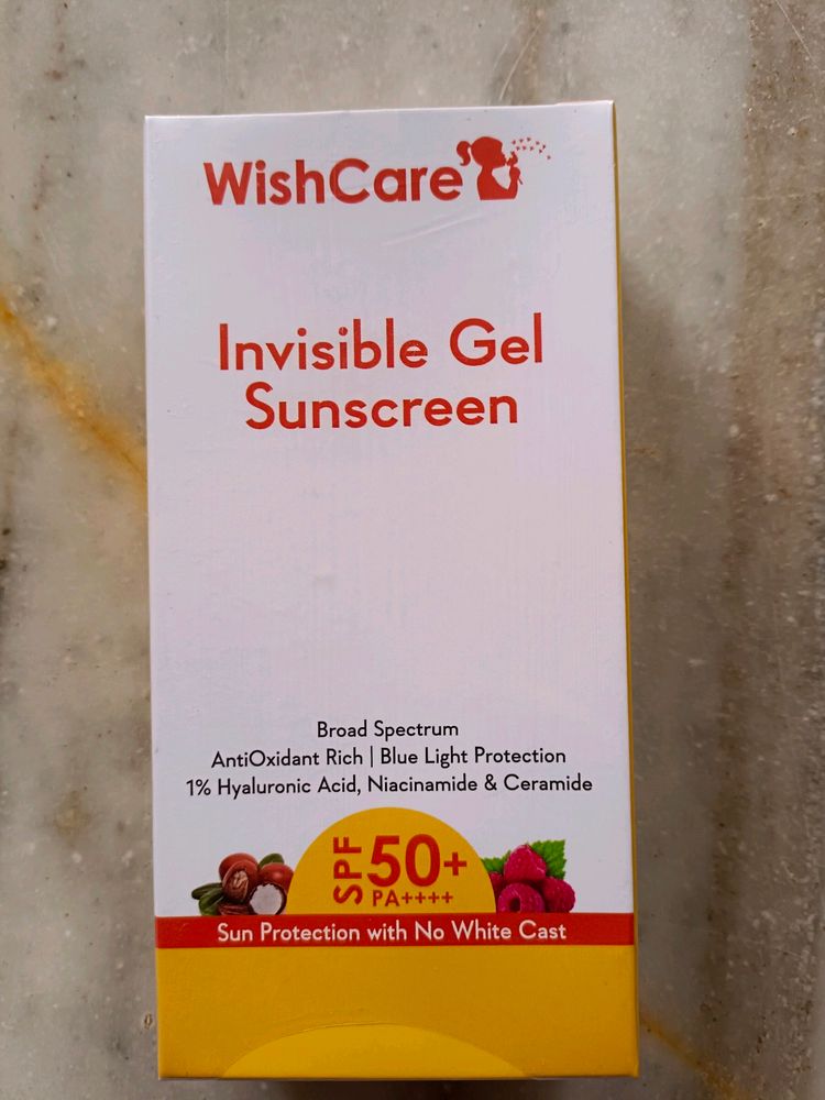 Wishcare Invisible Gel Sunscreen