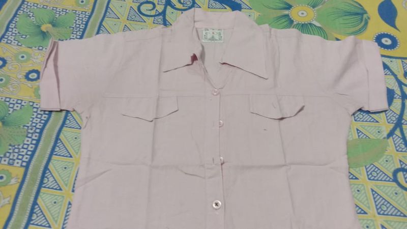 Baby Pink Shirt For Girls