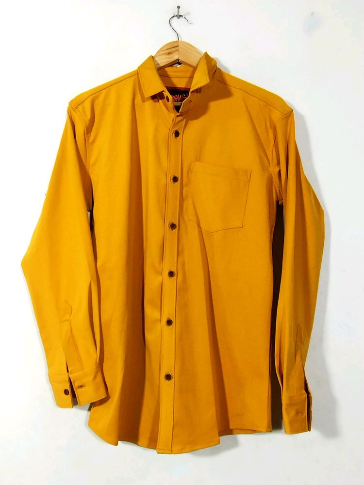 Yellow Casual Shirt (Men)