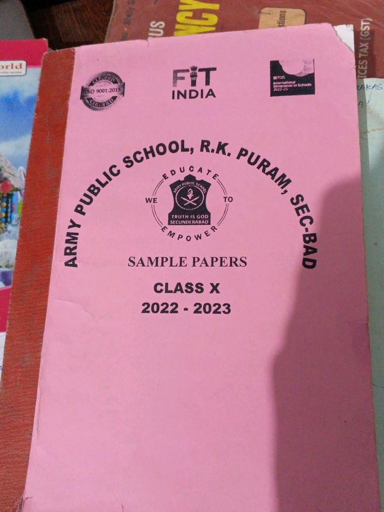 Sample Paper Book Class 10th Cbse