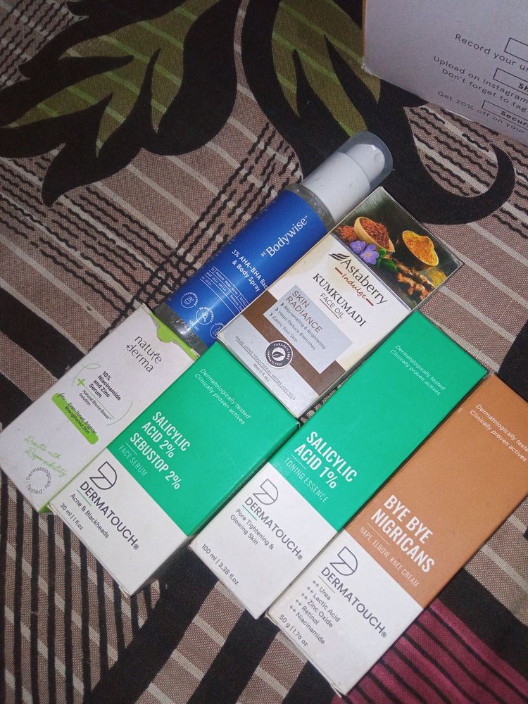 Toner, Serum, Cream