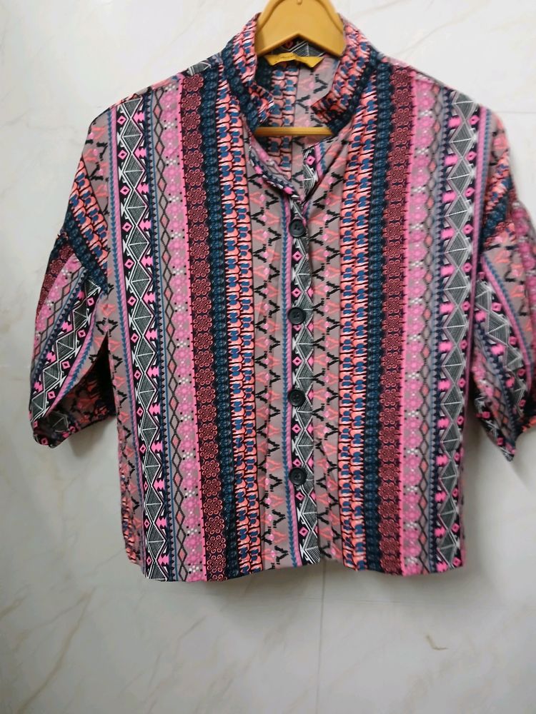 Mexican Print Top