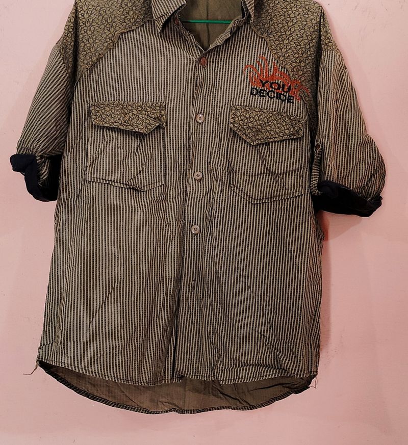 Brown Mens Shirt