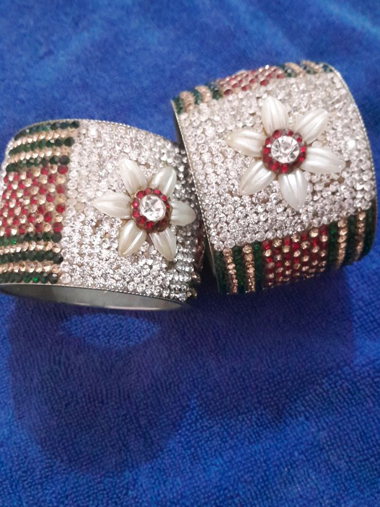 Stone  Moti  Bangles