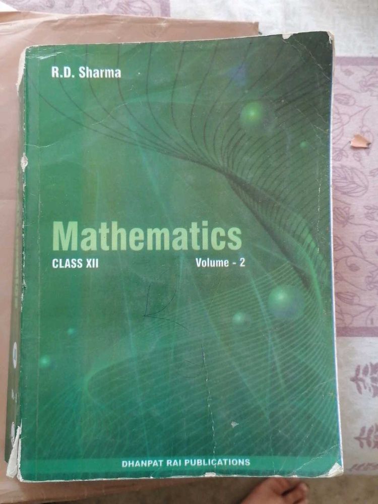 Rd Sharma Class 12 Vol 2 Maths Books