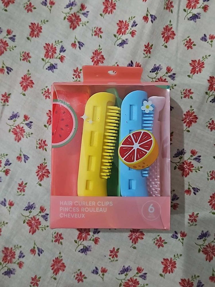 Miniso Hair Curler Clips Pack Of 6