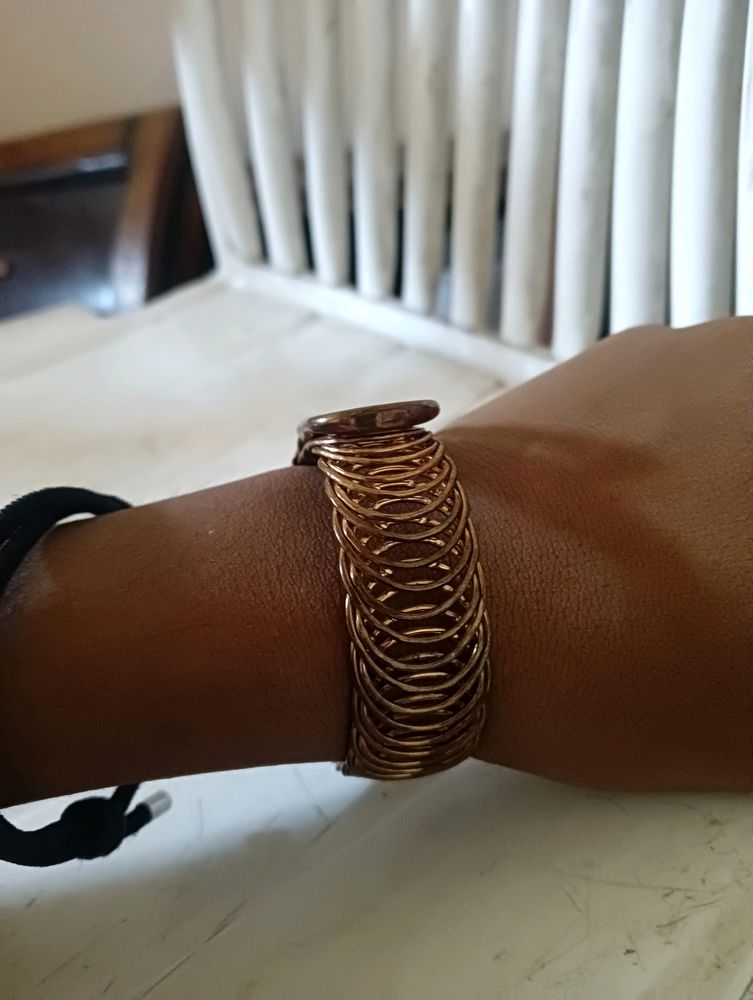 Golden Hand Bracelet