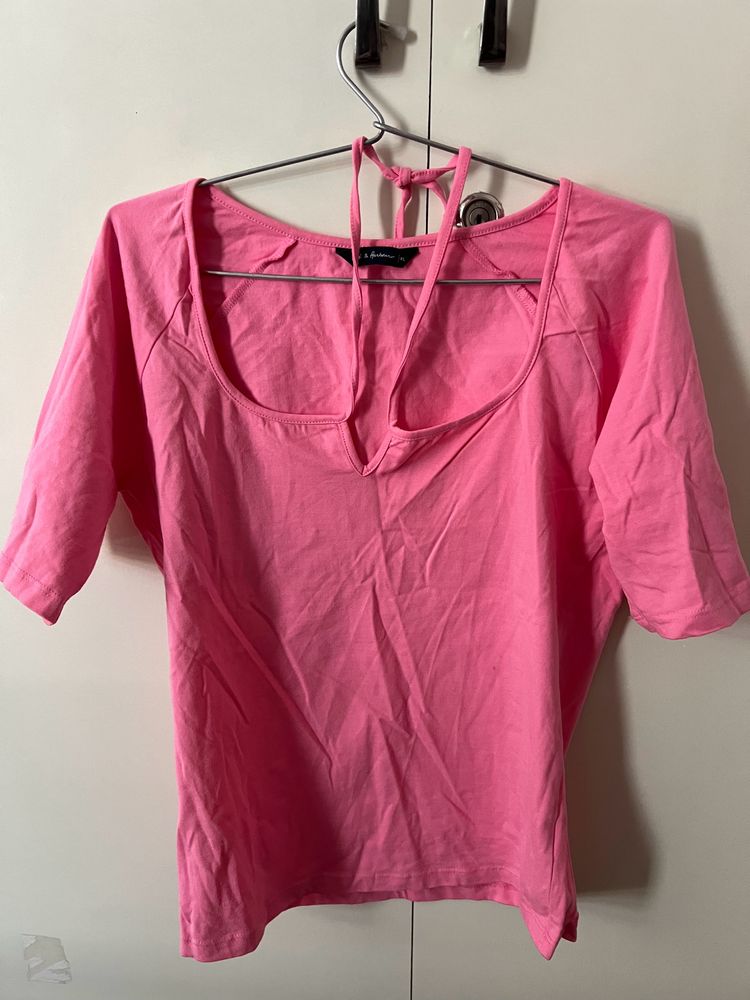 Pink T-shirt Top