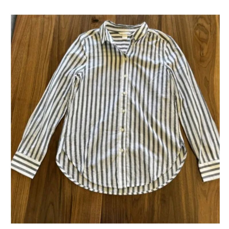 New H&M Oversized Poplin Shirt