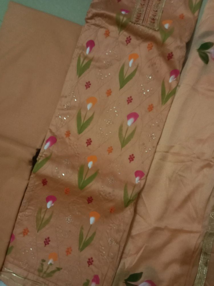 Unstitched Kurta Set