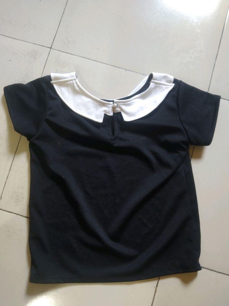 Korean Black T-shirt