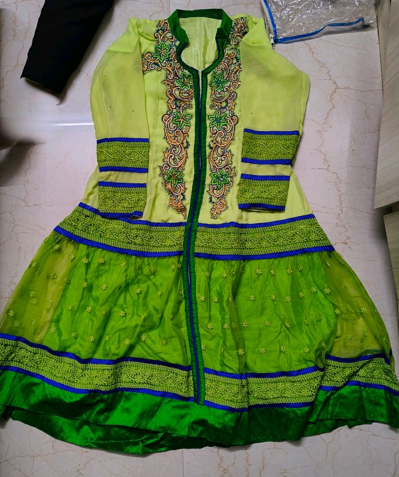 Green Anarkali 💚