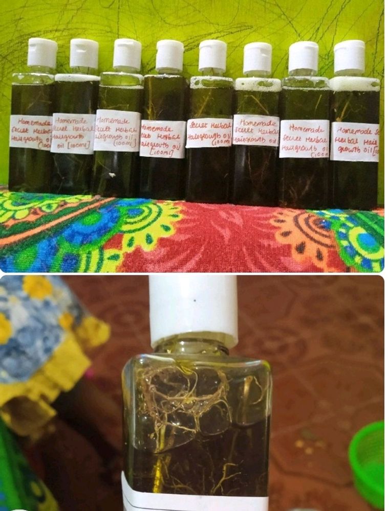 Homemade Secret Herbal Hair Growth Oil