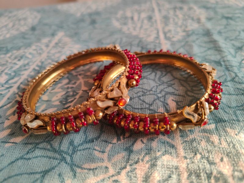 Maroon Bangles / Kada (Women)