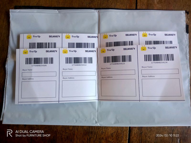 Packing Bag And Shipping Label