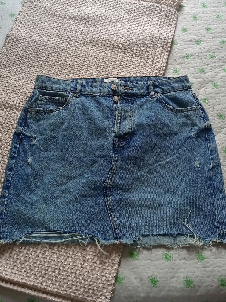 ONLY brand  Short Denim Skirt