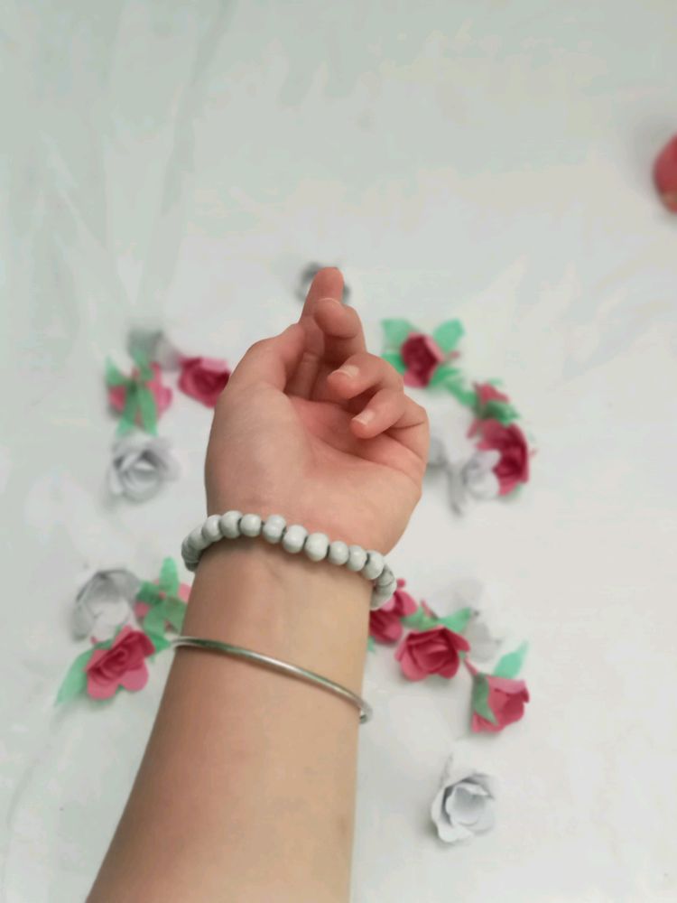 Two White Bracelet