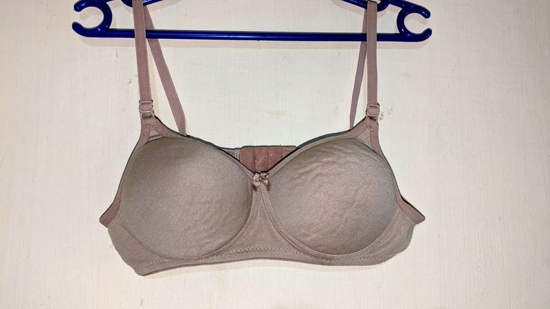 Nude Padded Push Up Bra