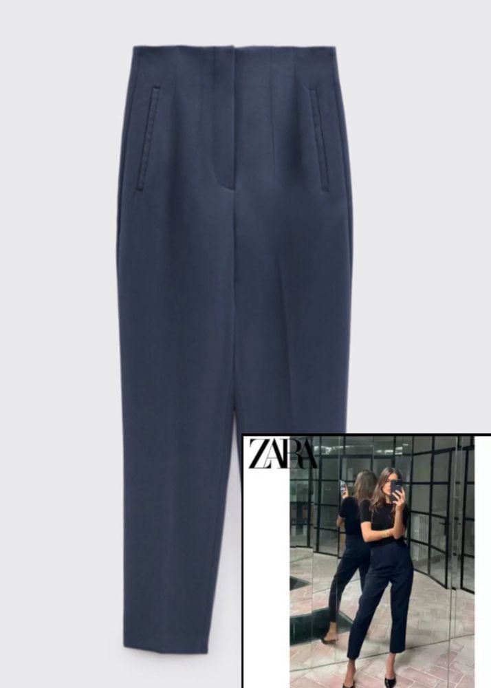 Pinteresty 🎀Zara Pleated High Waisted Trouser