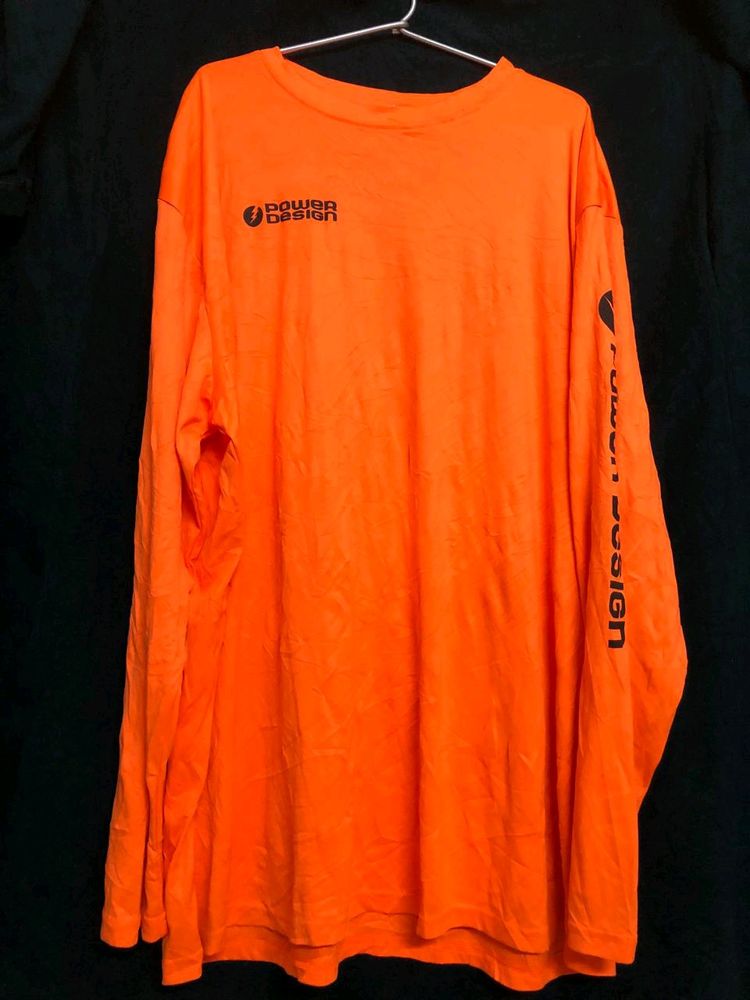 Orange Long Sleeve T Shirt