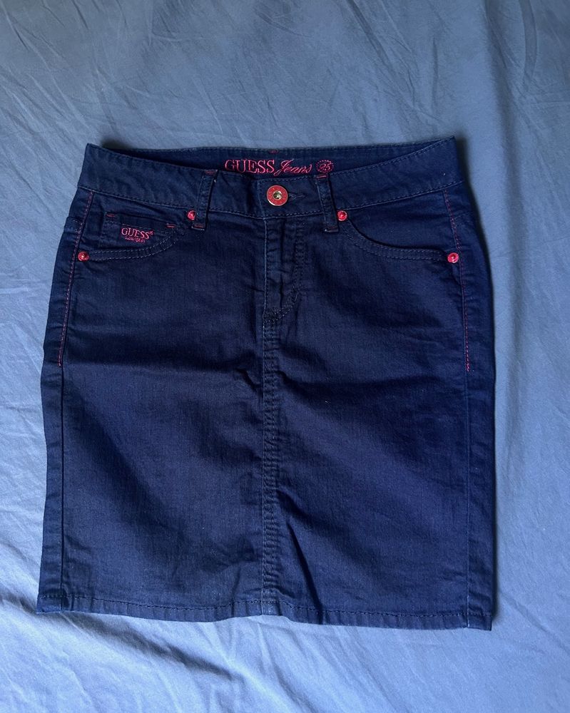 GUESS Authentic Denim Mini Skirt