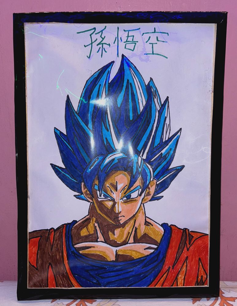 Son Goku Anime Photo Frame 🔥