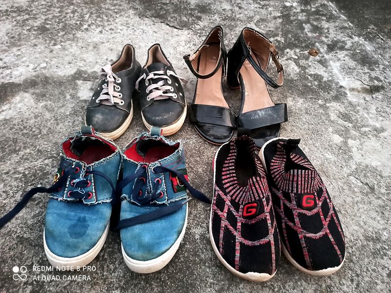 4 Pair Of Kids Shoe 🎉🎉🥳