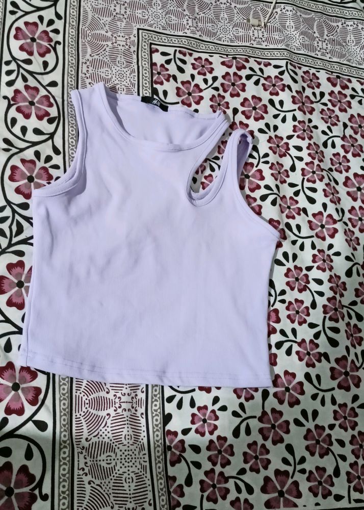 Lavender Colour Tank Top