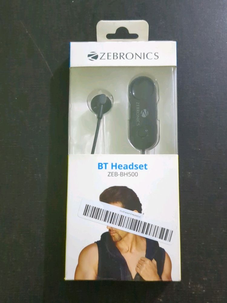 Zebronics Bluetooth Headset Bh500