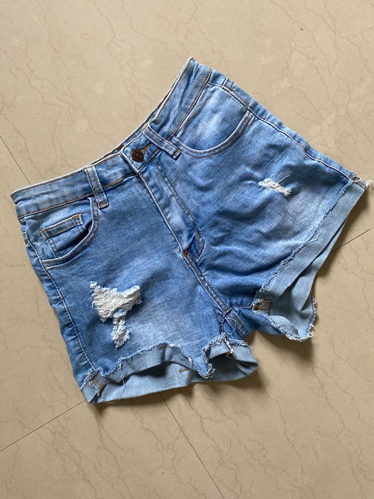 Style Torn Shorts