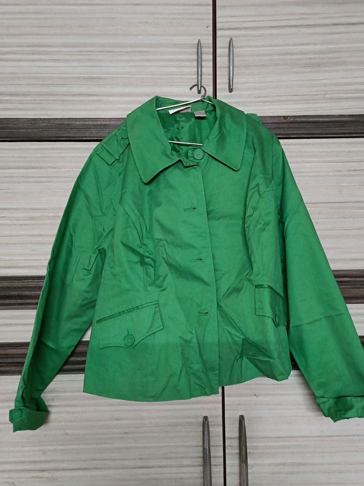 Oversized Racer Look Jacket