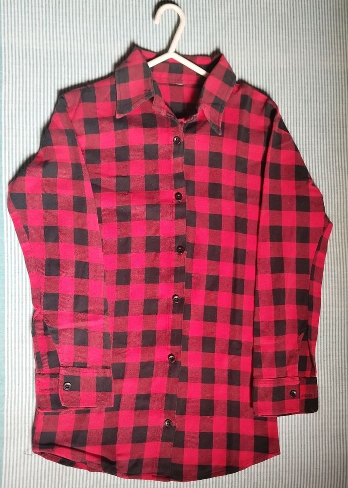 Red & Black Checked Shirt