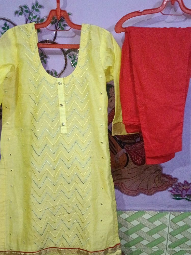 Yellow Kurta Set♥♥