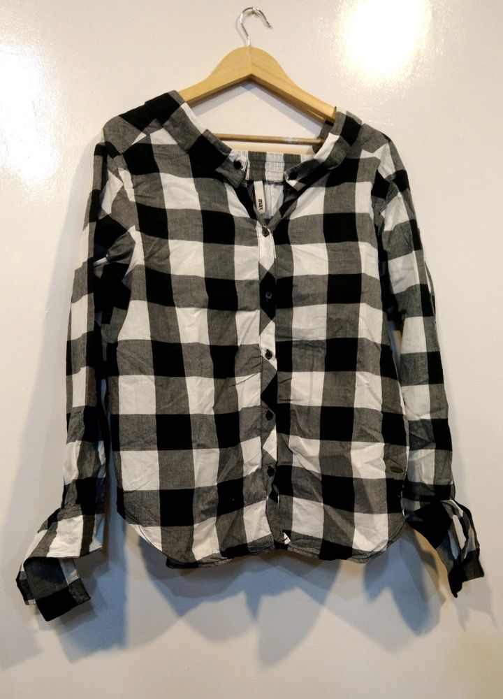 Max B&W Checked Shirt(Women)