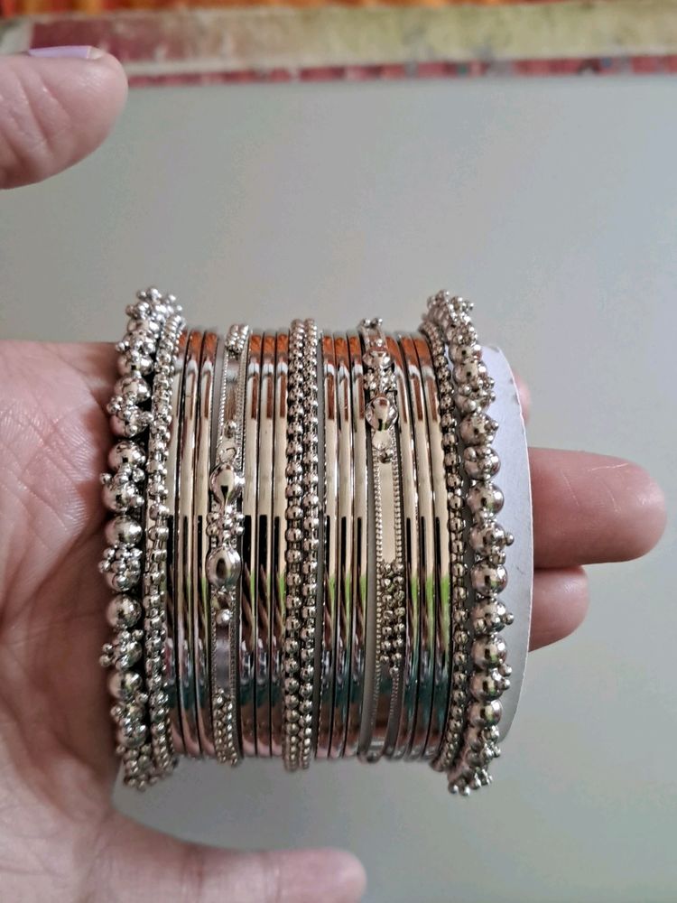 Silver Plated Bangles