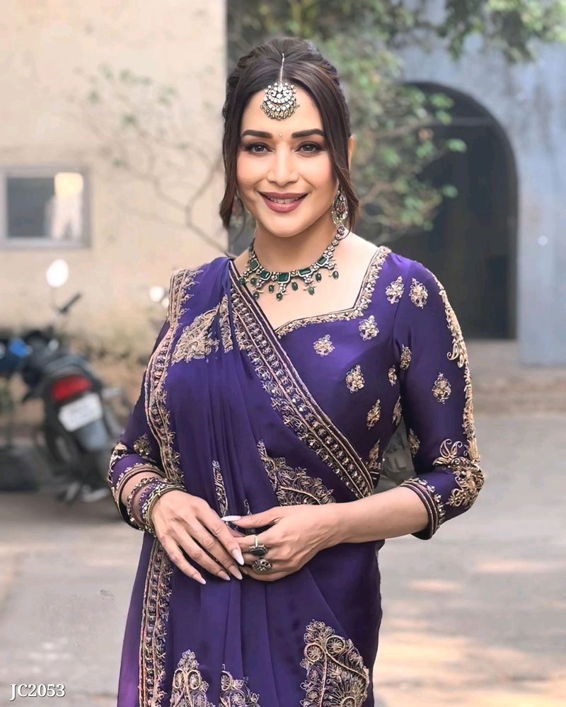 Superstar Madhuri Dixit Saree