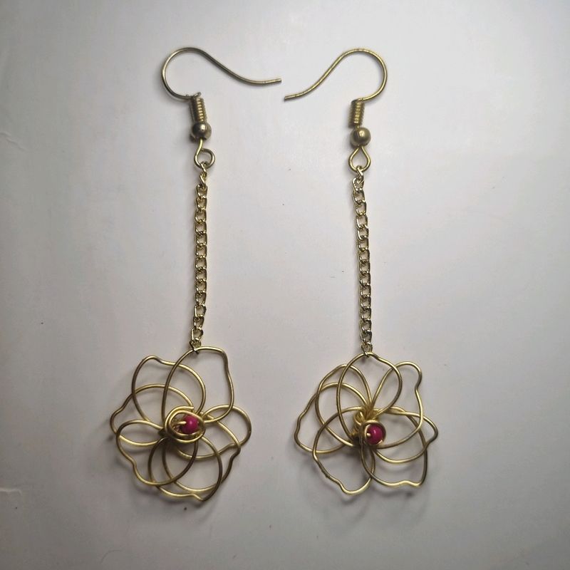 🌼Handmade Flower Earrings