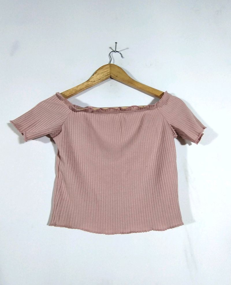 Peach Crop Tops (Women's)