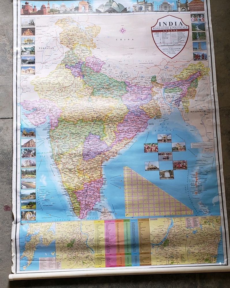 India Political Map Chart