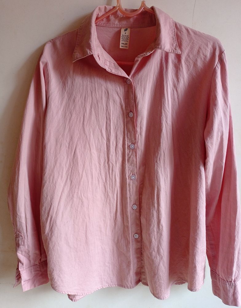 Peach Colour Korean Shirt.