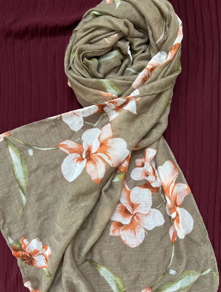 Floral Print Dupatta