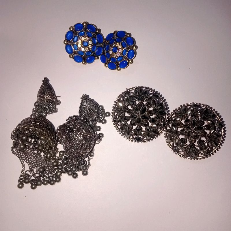 Combo Of 3 Piece Earring